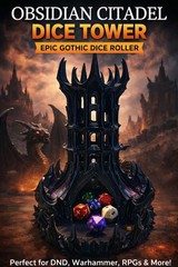 Obsidian Citadel Dice Tower Gothic RPG Dice Roller DND Warhammer Tabletop