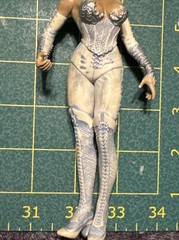 6” Scale Alley Cat White Outfit Figure Action Toys, Alley Baggett 2000