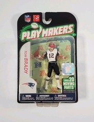 McFarlane 2011 NFL Playmakers Tom Brady White Away Jersey Action Figure Patriots