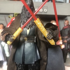 Star Wars Black Series Lot 2 Custom Sith Figures Leia Starkiller, Darth Mad Klaw