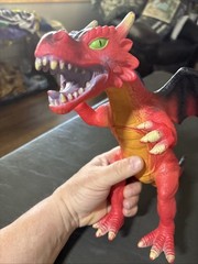 DRAGON 18” Long Red/Orange 2018 Polyester Material Toys R Us Rare SEE PHOTOS