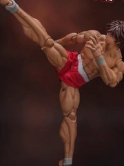 Hanma Baki Action Figure Baki Model Statue Anime Grappler Toy Collect Gift 17cm