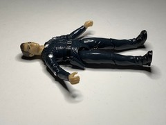 Custom T-1000 Terminator Action Figure in Vintage Mego CHIPS style 3.75″ & stand