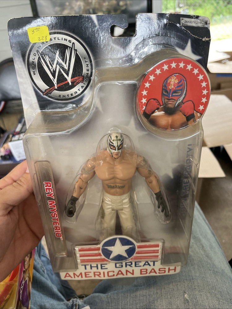 WWE Rey Mysterio The Great American Bash Action Figure NIB Jakks Pacific