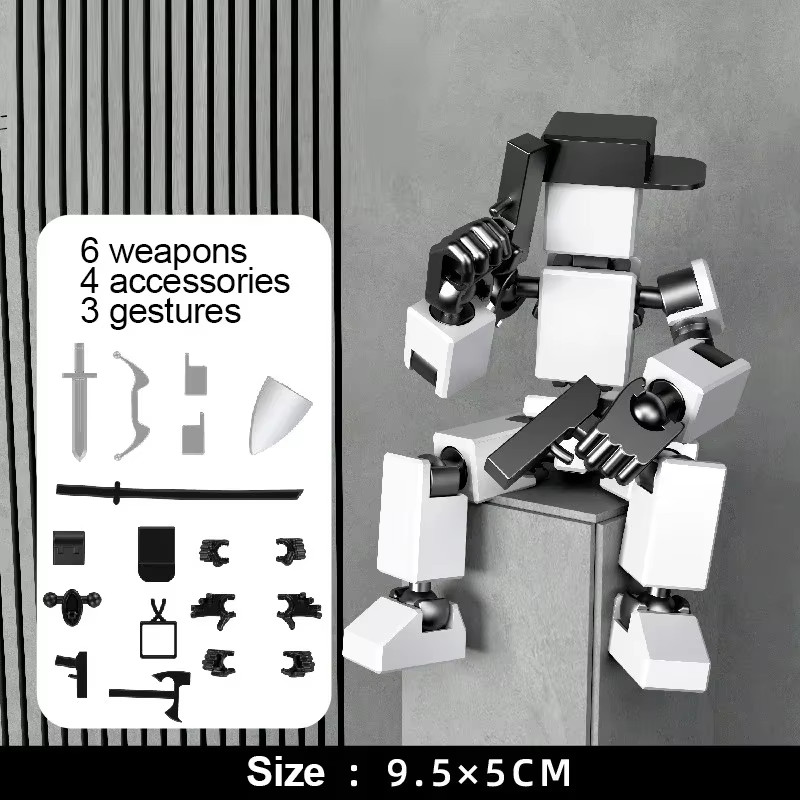 3d Printed Robot Toy Articulated Movable Action Figure Shapeshift dummy toys Kit