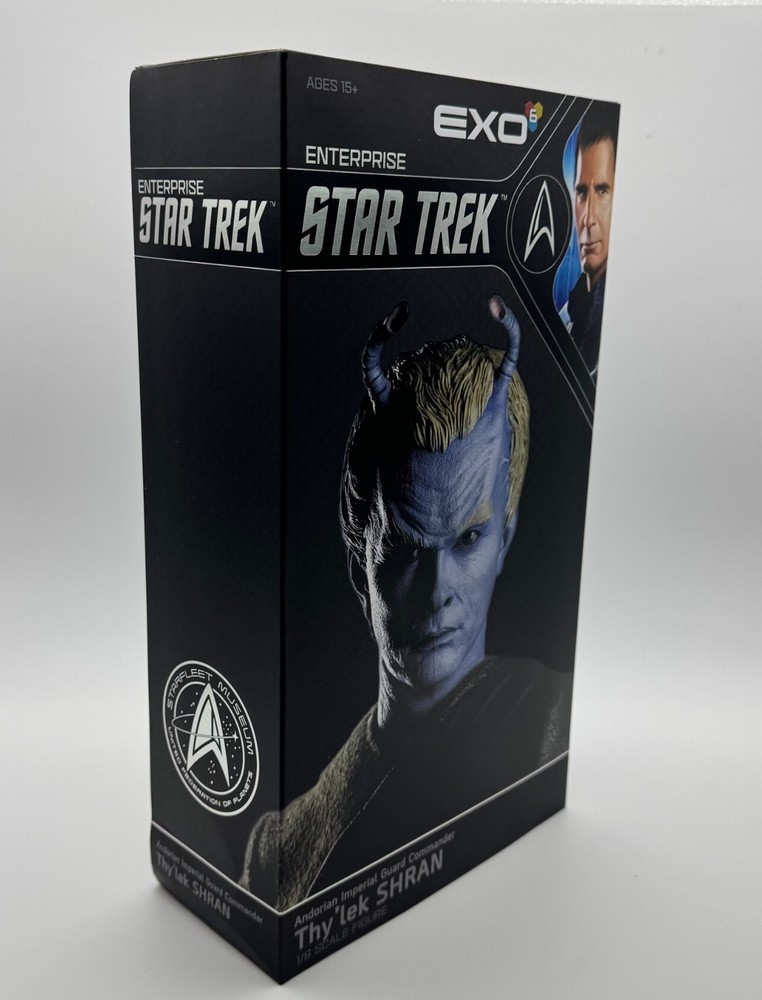 EXO-6 Star Trek Enterprise Shran Andorian 1:6 Scale NEW- SEALED- FREE- Shipping!