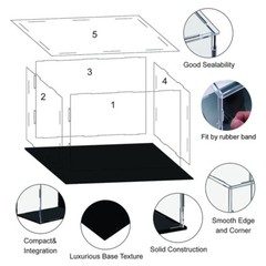Acrylic Display Box Dustproof Clear Collectibles Showcase Shop Model Toys Cars
