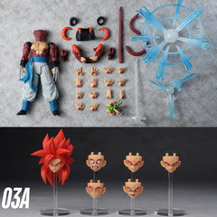 Kamione – Walkfu Set 03A – Dragon Ball GT Super Saiyan 4 Gogeta MISB Brand New