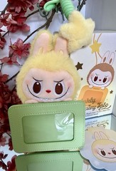 POPLAND Pop Mart Twinkly Fairy Tale Labubu Card Holder Sunny Yellow Authentic US