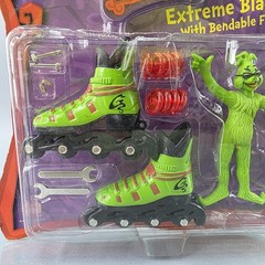 How The Grinch Stole Christmas Extreme Blades & Grinch Figure Dr. Seuss Movie