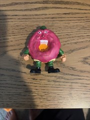 VTG Food Fighters Major Munch 1988 Mattel Pink Donut Variation RARE! W/ Backpack