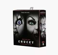 NECA ULTIMATE CHUCKY & TIFFANY 7” SCALE ACTION FIGURE 2 PACK SET BRIDE OF CHUCKY