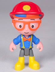 Blippi Firefighter Action Figure 2.5” Kiddo Jazwares Fireman 2019 TV Show Toy