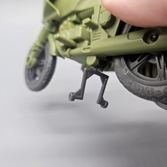 GI Joe ARAH RAM Rapid Fire Motorcycle 1982 Saddlebag Kickstand Incomplete Read