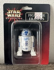 Lot of 5 STAR WARS Episode 1 Figurine Eraser Darth Maul R2 Anakin Sebulba NOS