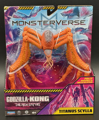 MonsterVerse Godzilla Figure Set of 3 Titanus Scylla, Rodan & Mothra NIB