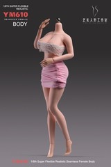YM610 1/6 Female Body Large Breast Plump Girl 12″ Action Figure Hands Foot Toys