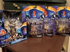 Lost In Space 1998 Action Figures Used & Resealed