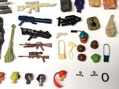 GI Joe Action Figure ARAH Weapons Parts Accessories Gun 80s 90s Lot Vehicle Base