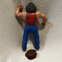 Vintage WWE WWF LJN Superstars Hillbilly Jim Wrestling Figure with Hat
