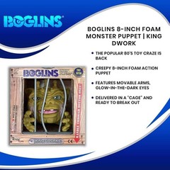 Iconic King Dwork Collectible Figure with Movable Features – 80’s Retro Toy^