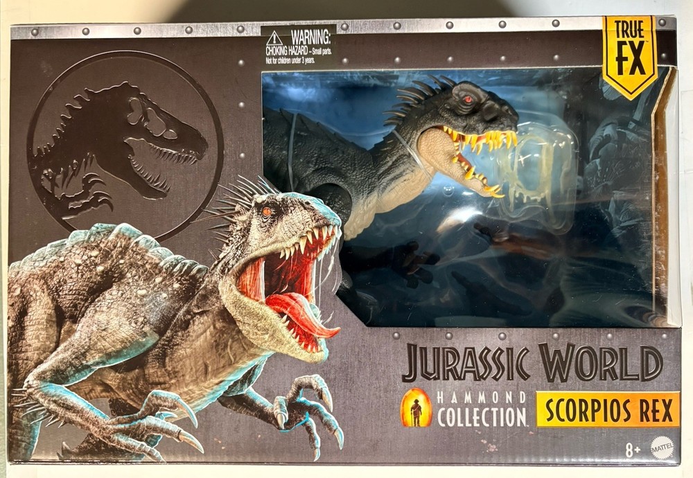 Jurassic World Hammond Collection Scorpios Rex – New – Dinosaur Action Figure