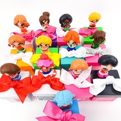 Jakks Pacific Gift Ems Mixed Lot Of 13 Mini Figures With Boxes Read