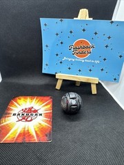 Bakugan Pyro Dragonoid Black Steel Darkus 620G BakuSteel RARE