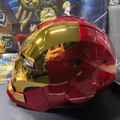 Iron Man Gold Mask Cosplay AUTOKING MK5 1:1 Helmet Wearable Voice-control New US