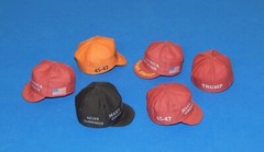 1:6 Scale MAGA Hat Baseball Cap Ken Barbie Doll Size Red *NEW Style* Custom Back