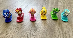 ~Paw Patrol Snowboard Pup Set~ Winter Rescue Action Pack Pup~ Rare Full Set~