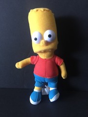 The Simpsons 10″ Plush Bart 20th Century Fox 2005 Nanco Stuffed Toy