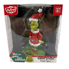 Dr. Seuss SANTA GRINCH Vinyl 5” Figure Collectible NEW