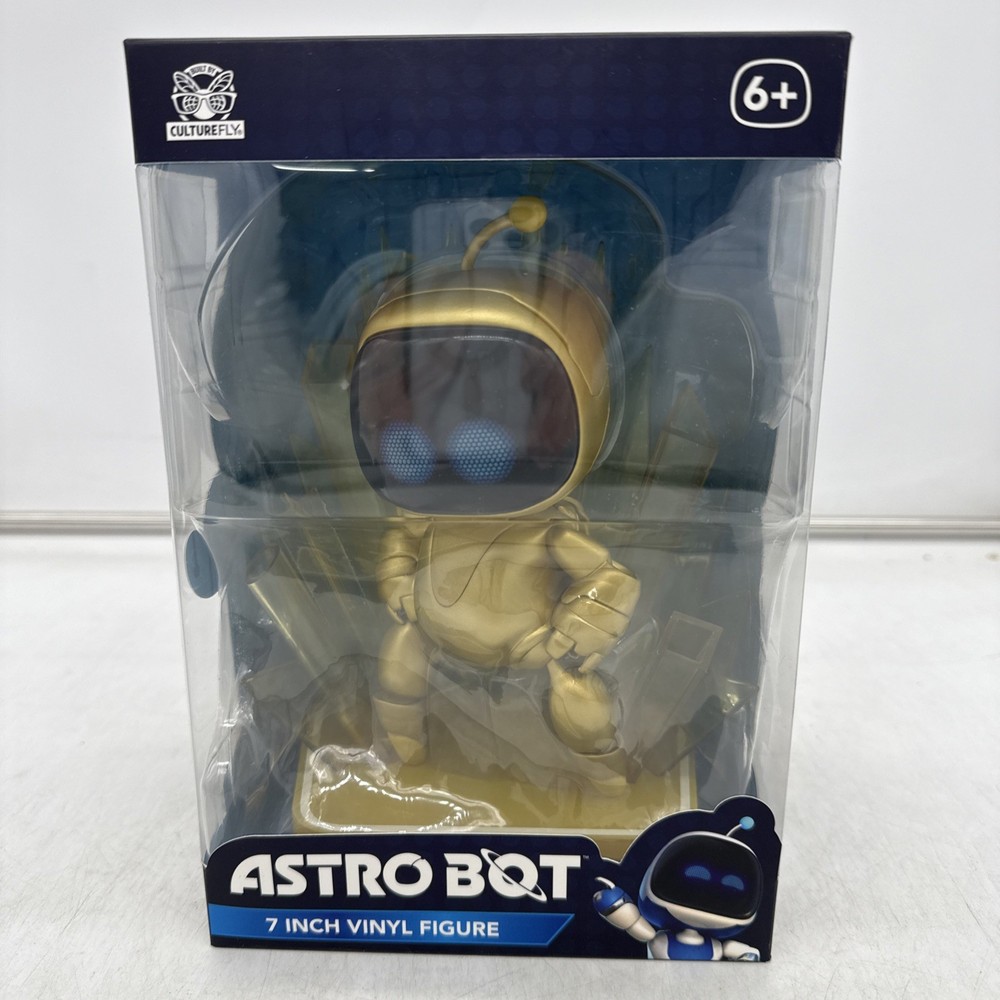 Astro Bot Gold Vinyl Figure 7-Inch by CultureFly – Limited Edition – New Sealed