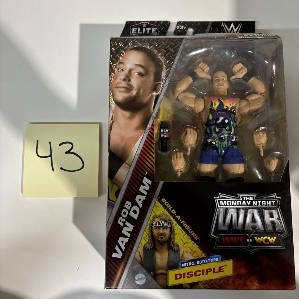 WWE Monday Night War Elite Collection Rob Van Dam Walmart Exclusive Mattel RVD T