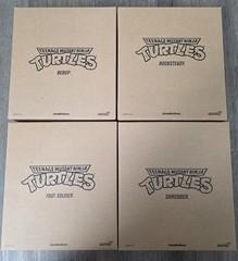 Super 7 TMNT Lot of 4 Shredder, Foot Soldier, Bepop, Rocksteady