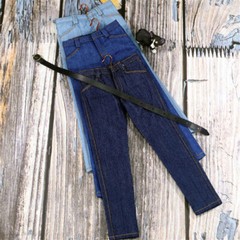 1/6 Scale Soldier Classic Jeans & Belt Model For 12” Male Action Figure Body
