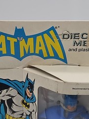 1979 MEGO BATMAN DIECAST 5.5 INCHES POSEABLE NEW IN BOX DAMAGED BOX