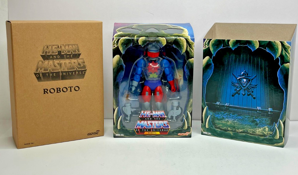 MOTU CLASSICS MASTERS OF THE UNIVERSE SUPER7 FILMATION ROBOTO NEW