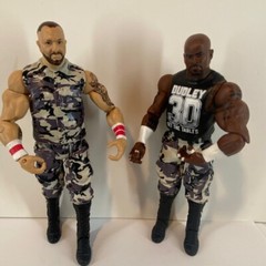 WWE Mattel Figure Lot Elite 45 The Dudley Boys Bubba Ray & D-Von Wrestling Table