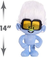 DreamWorks TrollsTopia Tiny Diamond Dancer, Lights and Sounds Musical Plush, by