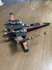 2017 Star Wars Poe Dameron’s X-Wing Last Jedi W/ BB8 Missing 3 Laser Canons