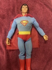 Vintage 1978 Kenner Superman 12” Action Figure Hong Kong Complete Cape Broke Leg
