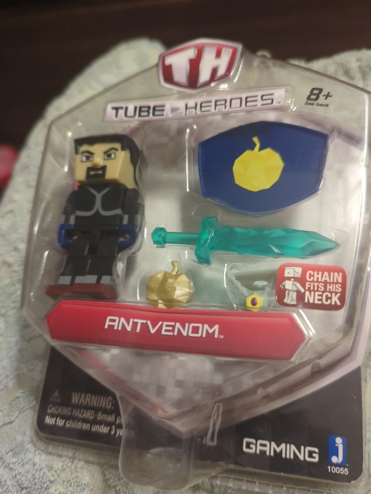 New Jazwares Tube Heroes ANTVENOM Mindcraft Figure & Accessories – UNOPENED
