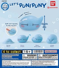 Bandai Let’s PUNI PUNY Rimuru Slime Squishy Figure Blue 5 cm (Melting)