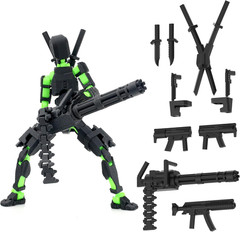 Dummy 13 Action Figure Titan 13 Robot Toy Fully Articulated Weapons Hand Set