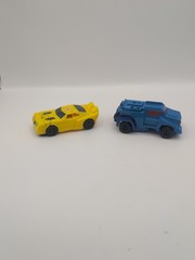 2016 Transformers Cyberverse 1 Step Changers Soundwave Bumblebee Figure/Vehicle