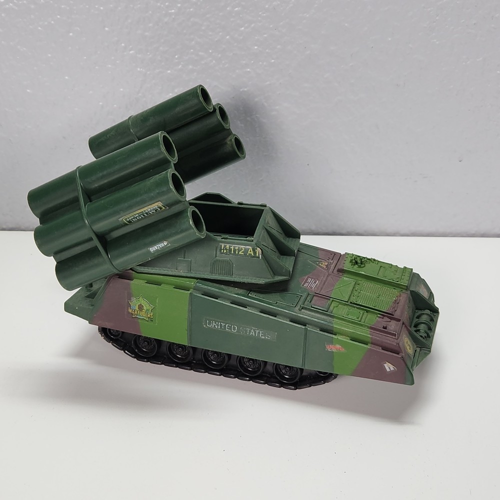 Vintage G.I. Joe ARAH Slaughter’s Marauders Armadillo Tank 1989 – No Missiles
