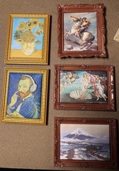 NEW Zuru Mini Brands Create Masterpieces LOT of 5 Rare paintings +accessories!