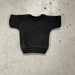 SU-RG-SL-BK: 1/12 Black T-Shirt for 6″ medium to slim action figure body